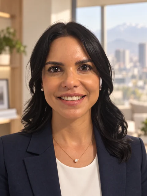Alejandra Cano, asesoría inmobiliaria en Santiago